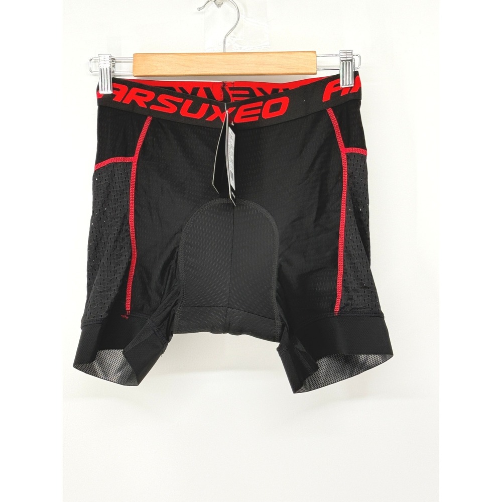 Arsuxeo Mens Padded Compression Cycling Shorts Size M Gorpcore Athletic Gear